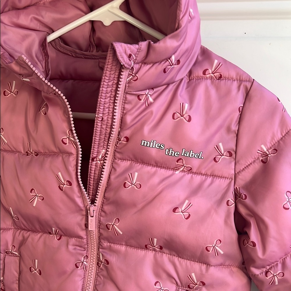 Pink Kids Puffer Jacket - Picture 7 of 10